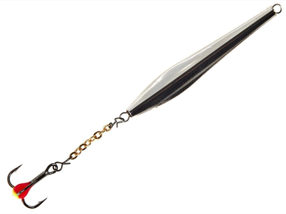 Блесна вертикальная зимняя LUCKY JOHN Double Blade (цепочка, тройник), 40 мм, CS