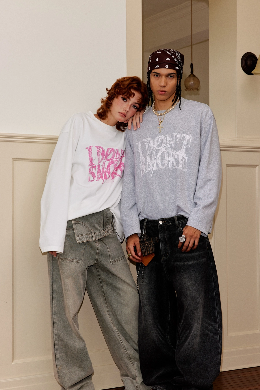 Свитшот DONSMOKE "Ghosted Logo" Sweatshirt