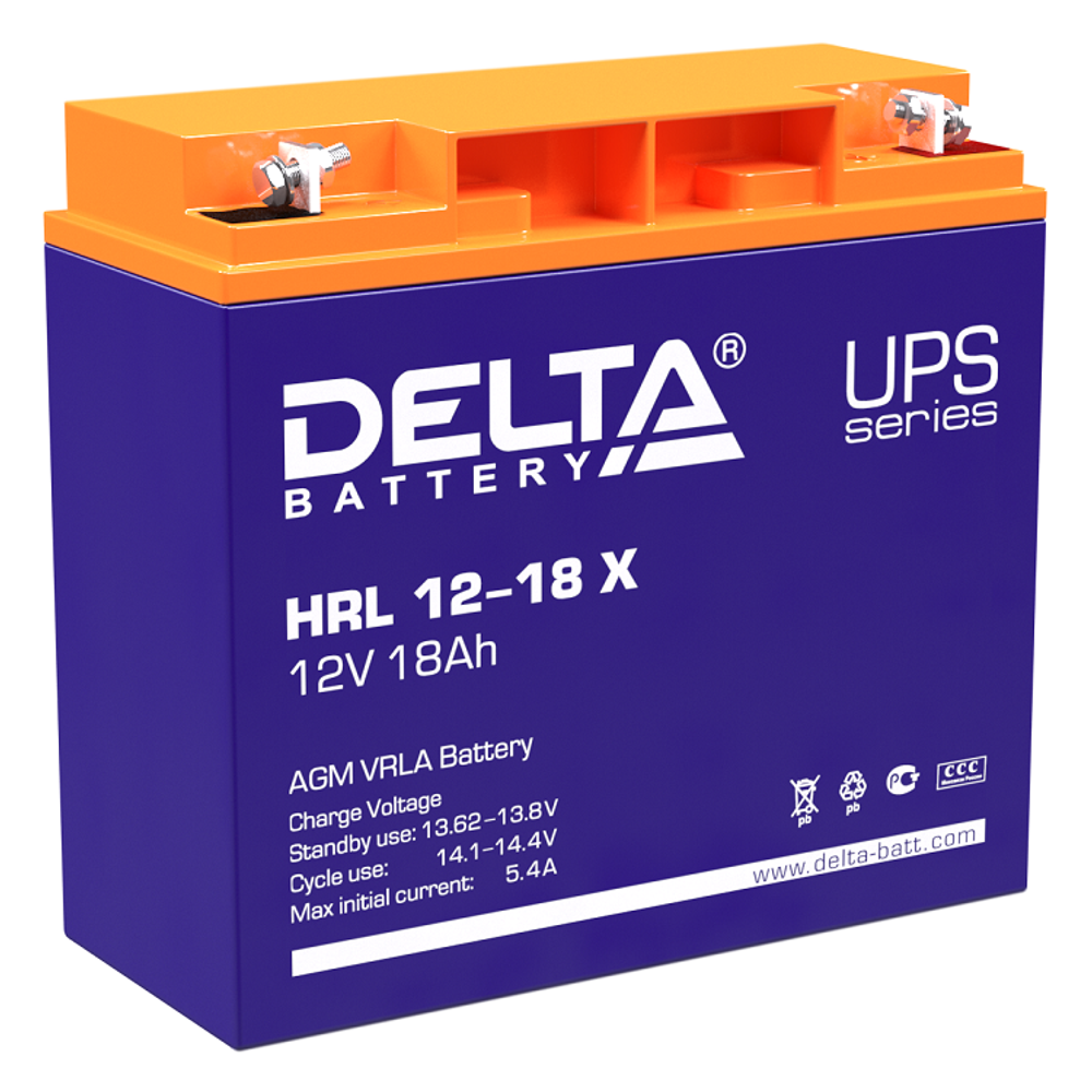 Батарея  Delta HRL 12-18 X