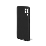 Силиконовый чехол с микрофиброй для Samsung Galaxy М32 black DF