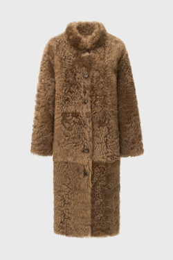 Двустороннее пальто-дубленка Tigrado