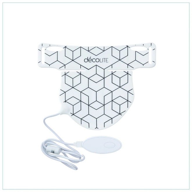 faceLITE Маска светодиодная для шеи и зоны декольте decoLITE LED Dcolletage and Neck Mask
