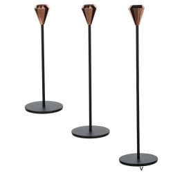 GAEM Подсвечник, L8 W8 H32 см