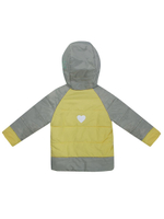 Куртка для девочек "Аглая" 26, 104р, св.желтый/серебро