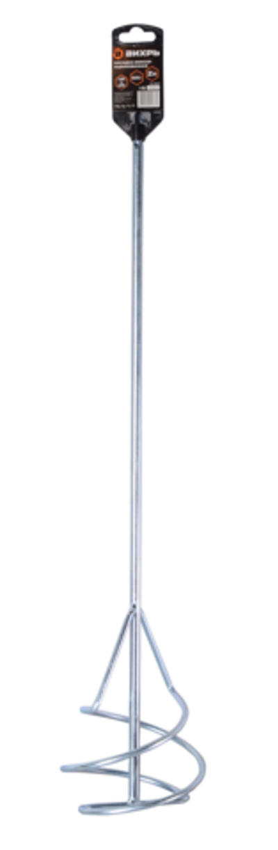 Насадка-миксер оцинкованная Вихрь 120х600 мм, SDS+