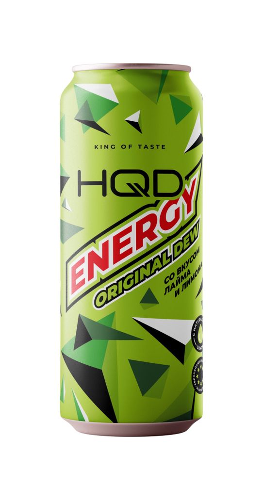 Энергетик HQD - Original Dew, 450 мл