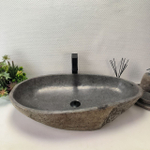 Раковина из речного камня RS-63640 (79*45*16) 0125