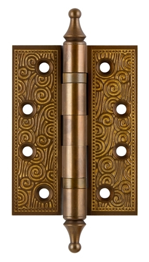 Петля стальная врезная Армадилло Castillo CL 500-A4 102x76x3,5 BB-17, цвет бронза коричневая (гарантия - 5 лет)