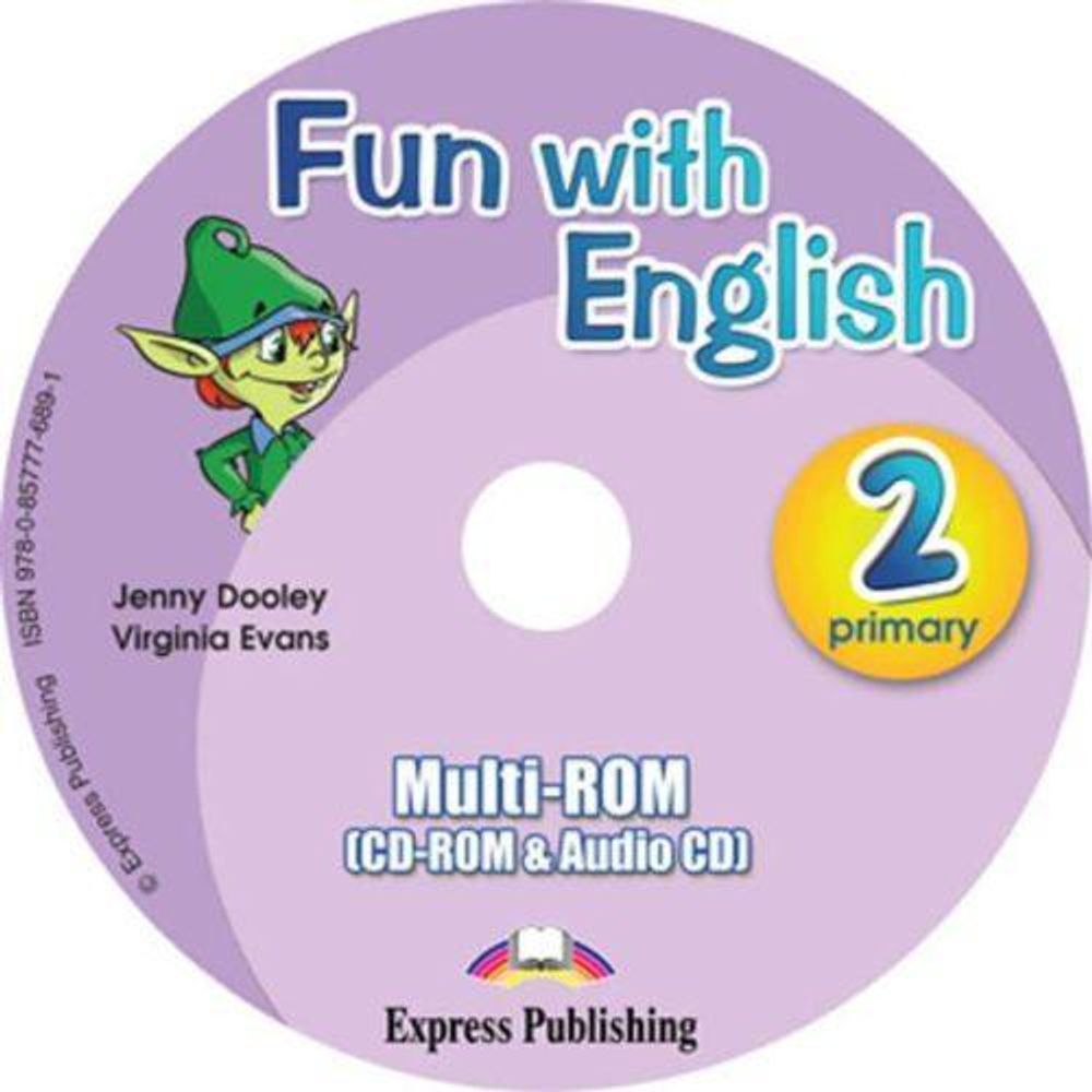 Fun with English 2.multi-ROM (CD-ROM &amp; Audio CD ). Аудио CD/CD-ROM