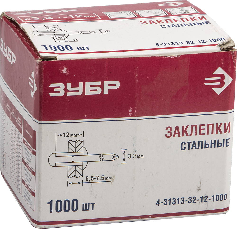 4-31313-32-12-1000 Заклепки стальные