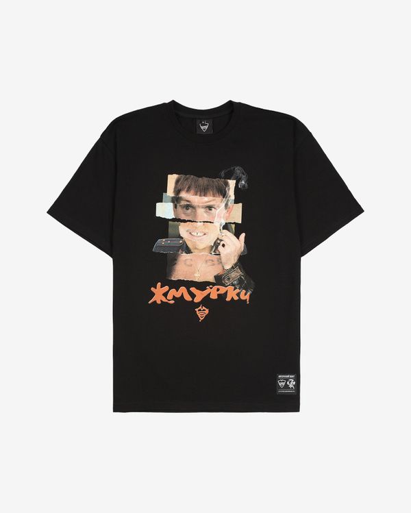 Футболка Жмурки черная - фото 1