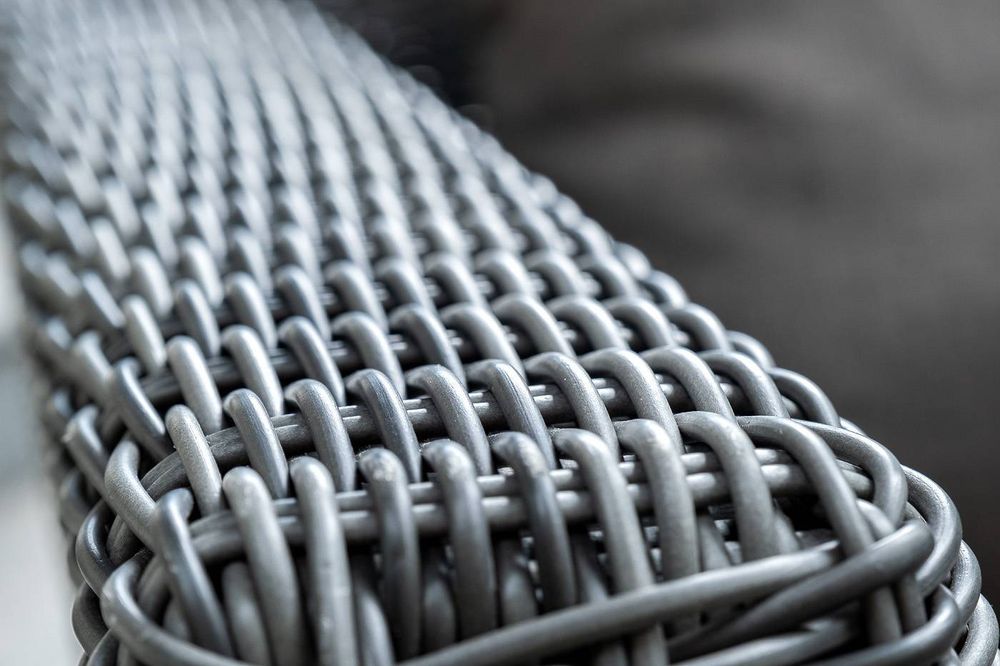 "Капучино" лаунж-зона из искусственного ротанга, цвет графит