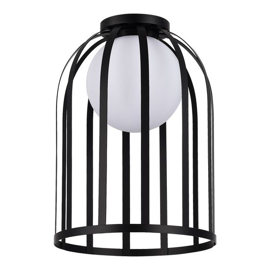 SL6129.402.01 Светильник потолочный ST-Luce Черный/Белый E27 1*60W NORDIC