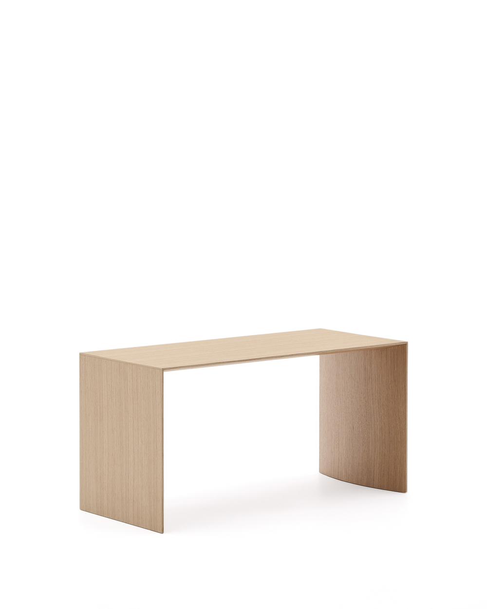 Litto Журнальный столик из шпона дуба натурального цвета 90 x 45 см