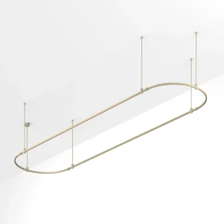 Основание ART-APRIORI-OVAL-ROD-800-4000x1000 (OG) (Arlight, IP20 Металл, 3 года) 054405