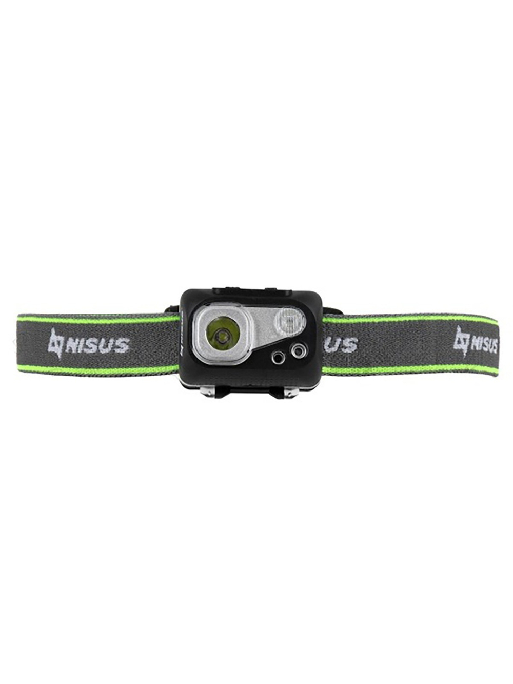 Фонарь налобный NISUS водонепроницаемый 300LM, IPX7, USB
