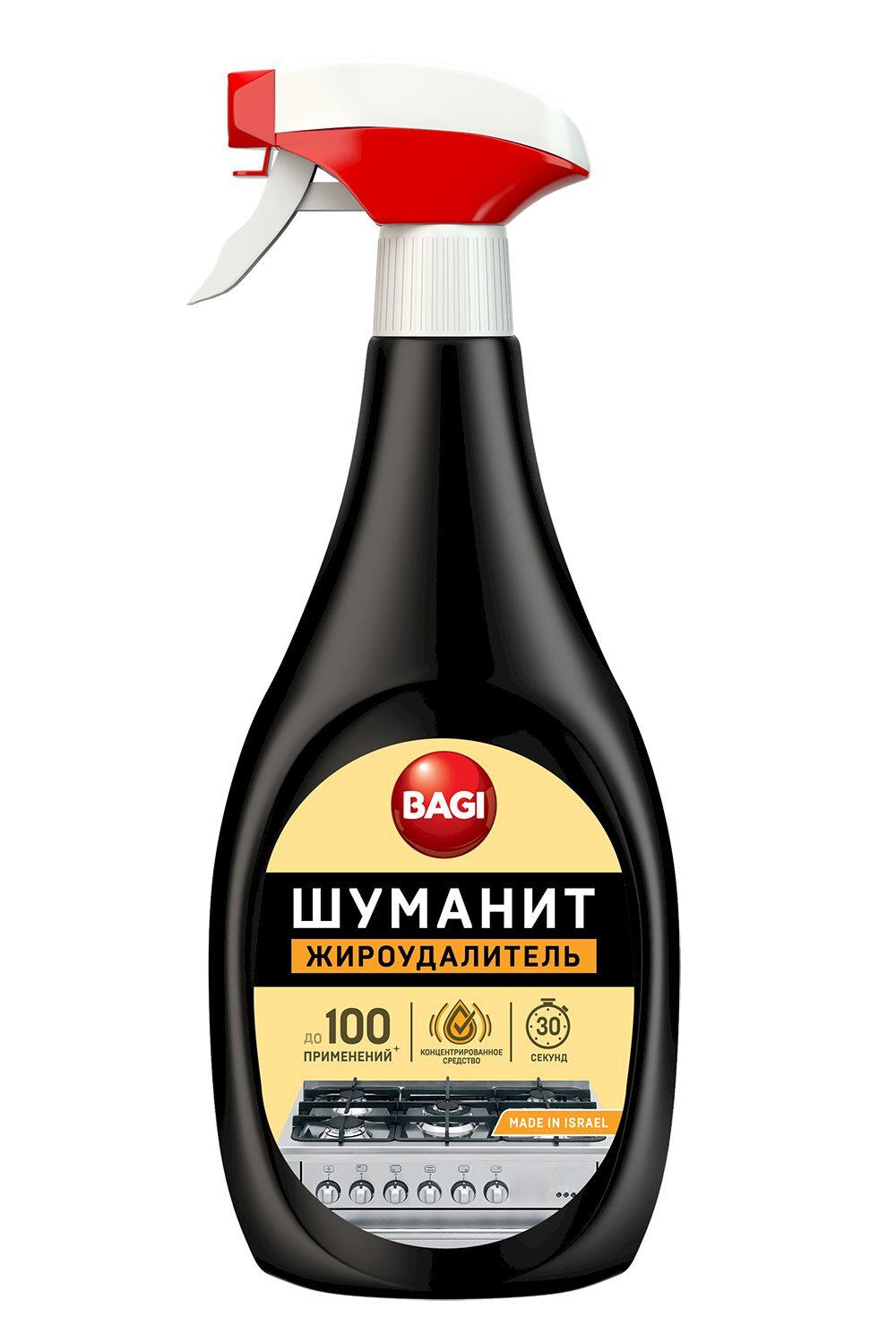 Средство для очистки грилей, плит, духовых шкафов от жира Bagi Шуманит  400 мл
