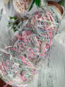 пряжа для вязания травка пушистая