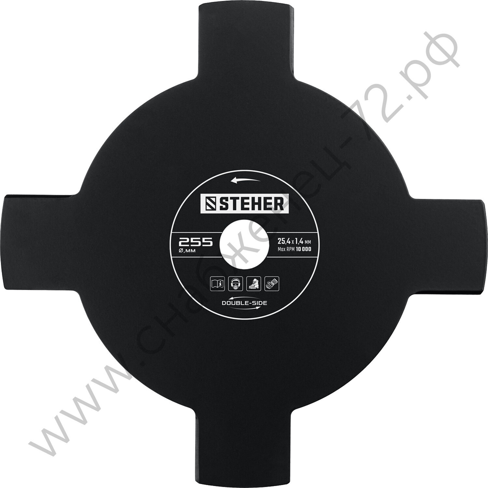 STEHER TB-4, 255 мм, 4T, нож для триммера (75135)