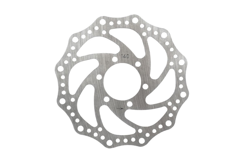 Ротор Juchuang 140 mm,крепление IS6,фигурный,серебристый