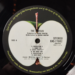 Винтажная виниловая пластинка LP The Beatles Whitre Album (Japan 1976) (No Obi) Blackbird