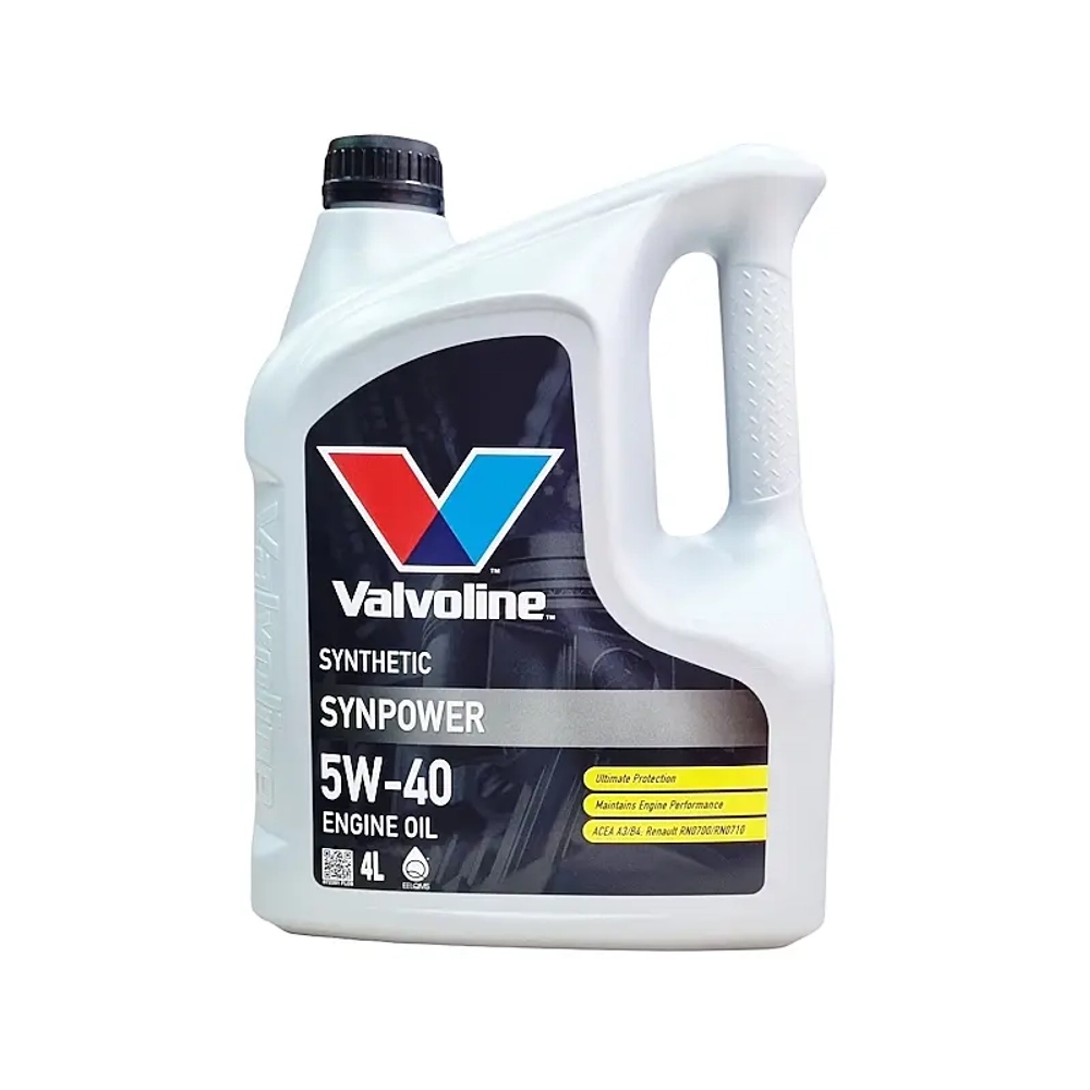 Valvoline SynPower 5W40 SN/CF A3/B4 4л синт.