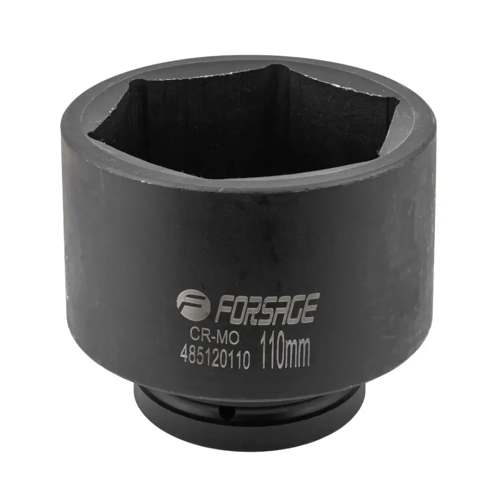 Головка ударная глубокая 1'', 110мм (6гр.) Forsage F-485120110