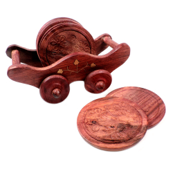 Набор подставок (бирдекель), дерево