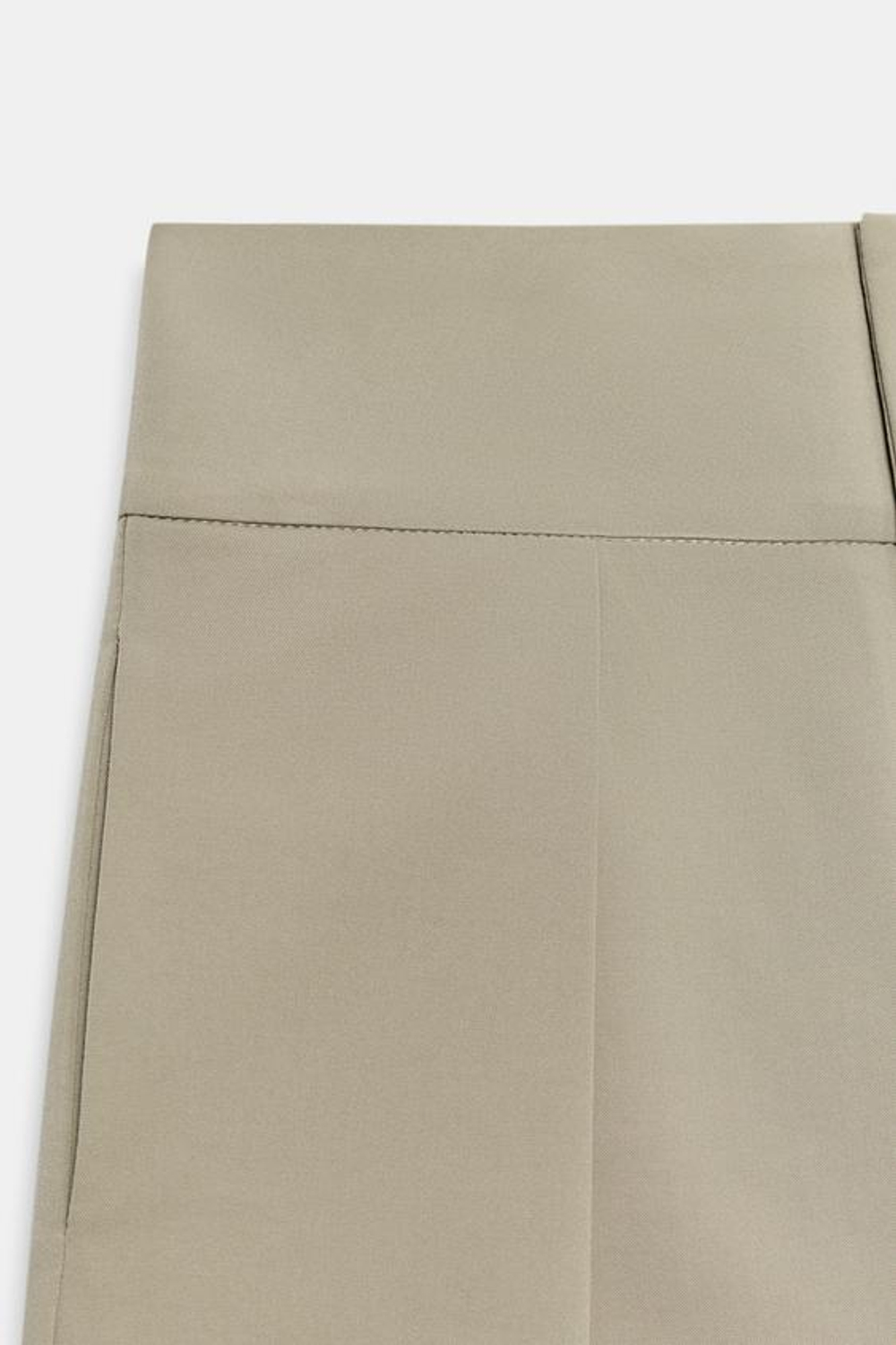 ZARA БРЮКИ BALLOON С ЗАЩИПАМИ, МЯГКИЙ ЗЕЛЕНЫЙ