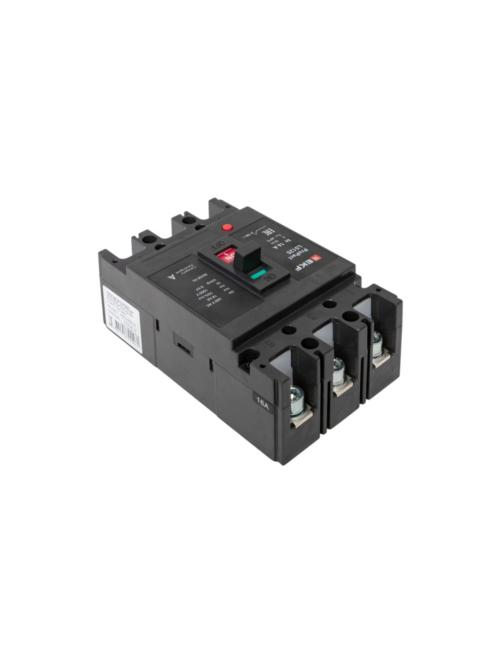 Выключатель автоматический 3п 16А 18кА LS125 ProPact EKF mccb-125-18-3-16-ls