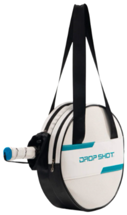 Элегантная сумочка Bassan круглая звёздно-белая Drop Shot