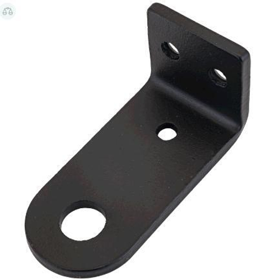 Проушина угловая 40*85*40 усиленная черная (толщ.5мм) Домарт / 9929