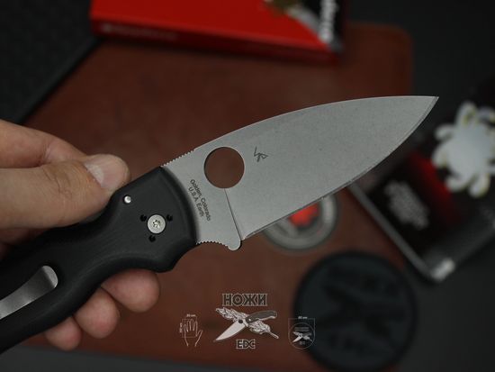 Складной нож Spyderco Shaman 229GP c клинком из стали CPM-S45VN, рукоять G10