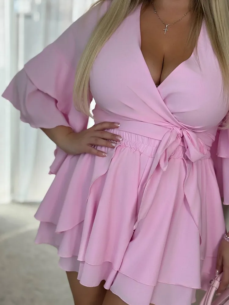 Блузка на запах УК-73341/1-2 Фабрика Моды