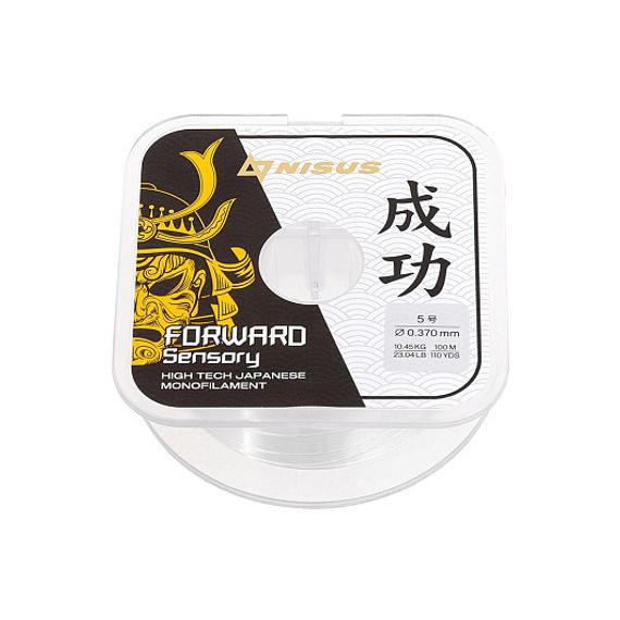 Леска FORWARD Sensory 0,370mm/100m Nylon Transparent (N-FS-0370-100) Nisus