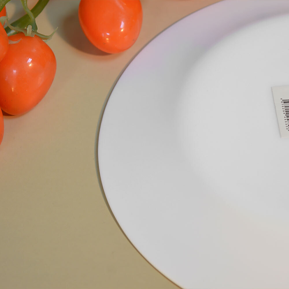 Тарелка плоская 20см Без деколи, стеклокерамика