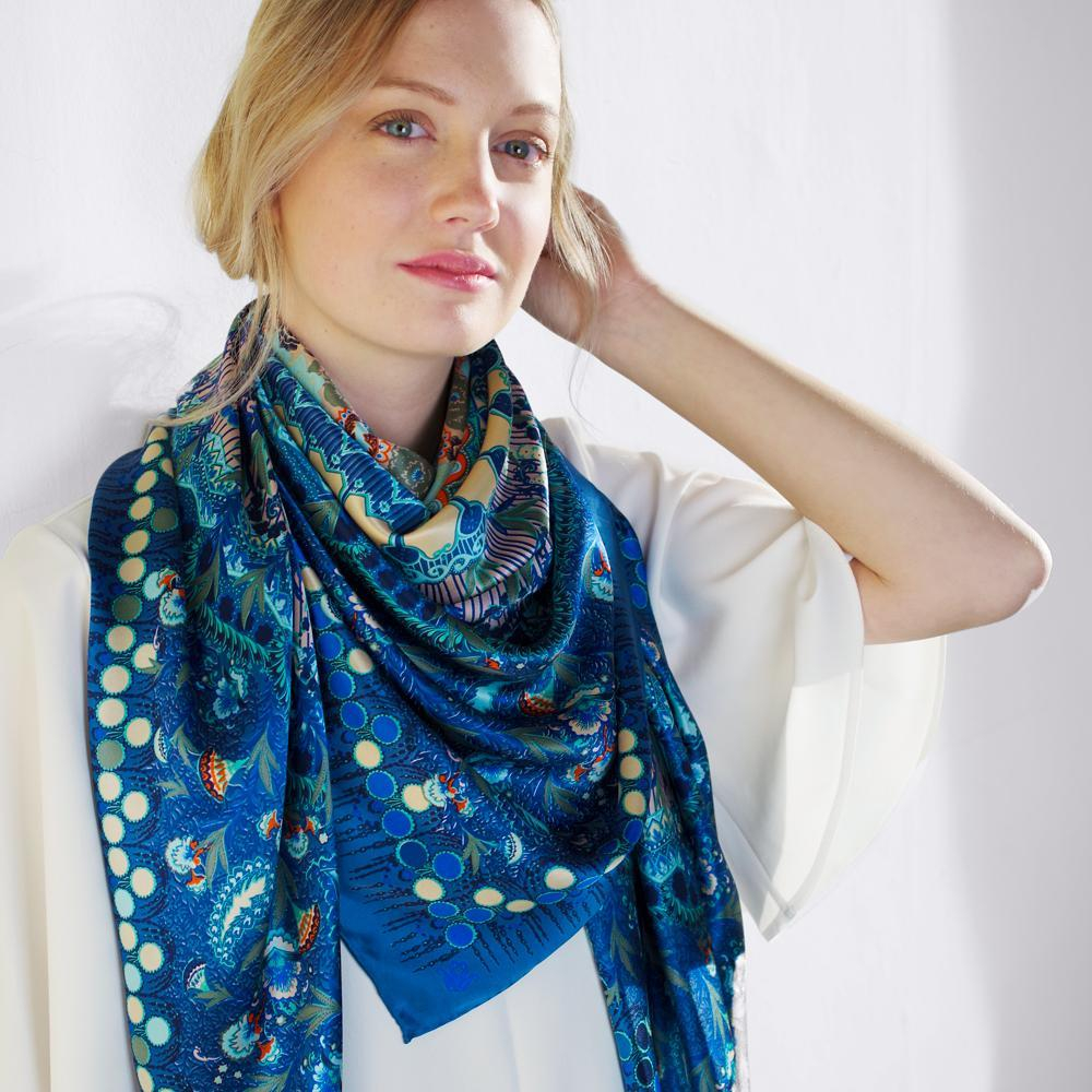 Платок 130х130 Petrusse Boheme Vol De Nuit