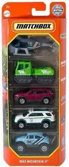 МАШИНКИ ПОДАРОЧНЫЙ НАБОР АВТОМОБИЛЕЙ (5 ШТУК) HOT WHEELS 4
