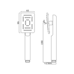 Ручной душ Jaquar HSH-CHR-1657