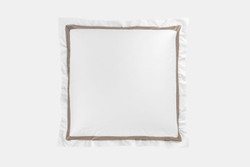 Наволочки 2шт 70х70 German Grass Alpine Caramel Beige Allure с широким кантом