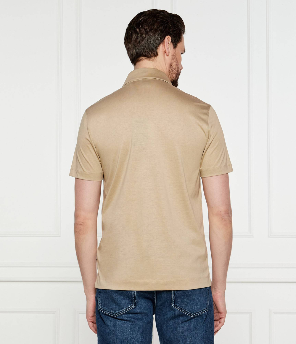 Поло H-Paras 50 BOSS BLACK - бежевый(50537954)