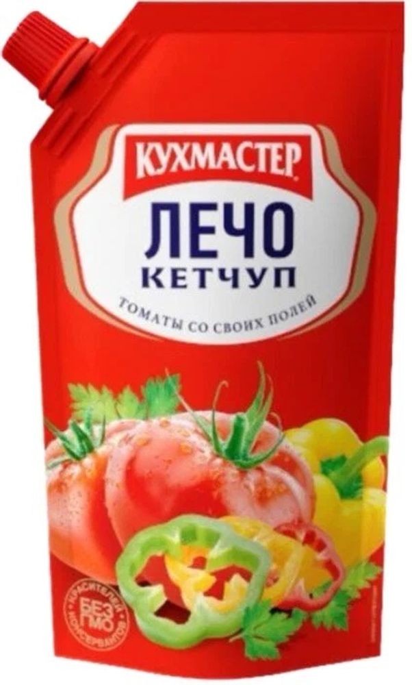 Кетчуп Кухмастер Лечо. 260 гр