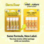 Mild By Nature, Sierra Bees™, органические бальзамы для губ, мёд, упаковка из 4 шт. по 4,25 г (0,15 унции)