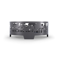 Очаг узорный Concretika «Город», 60 см