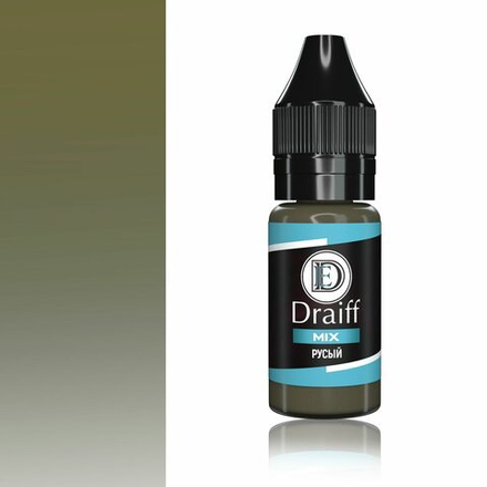 Draiff Mix "Русый" Пигмент для перманентного макияжа бровей, 15 мл