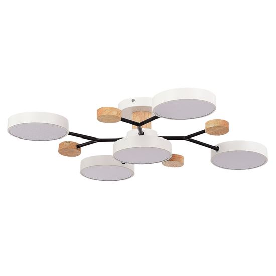 SLE6006-502-05 Светильник потолочный Белый/Белый LED 5*12W 3000K/4500K/6000K FAEMA