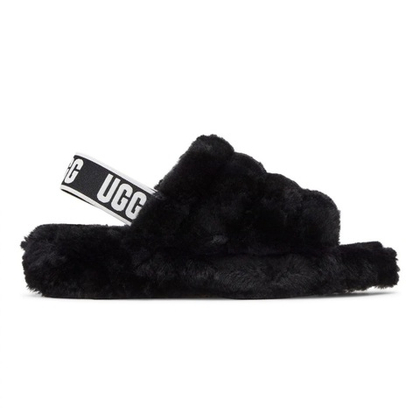 UGG Fluff Yeah Slide Black