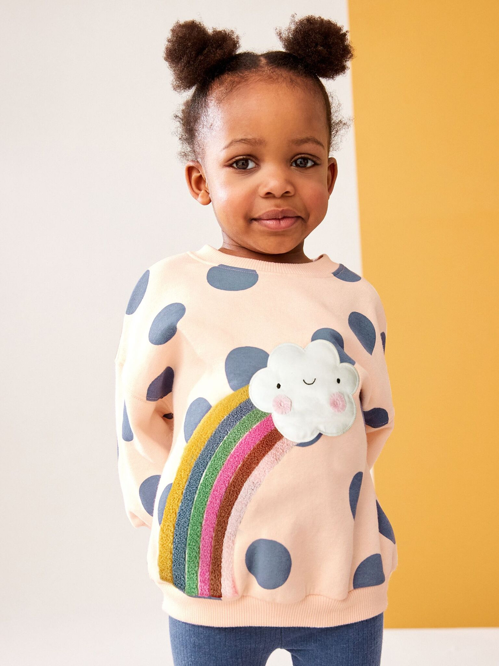 Толстовка и легинсы в комплекте для девочки Next 377-760, Розовый, Темно-синий