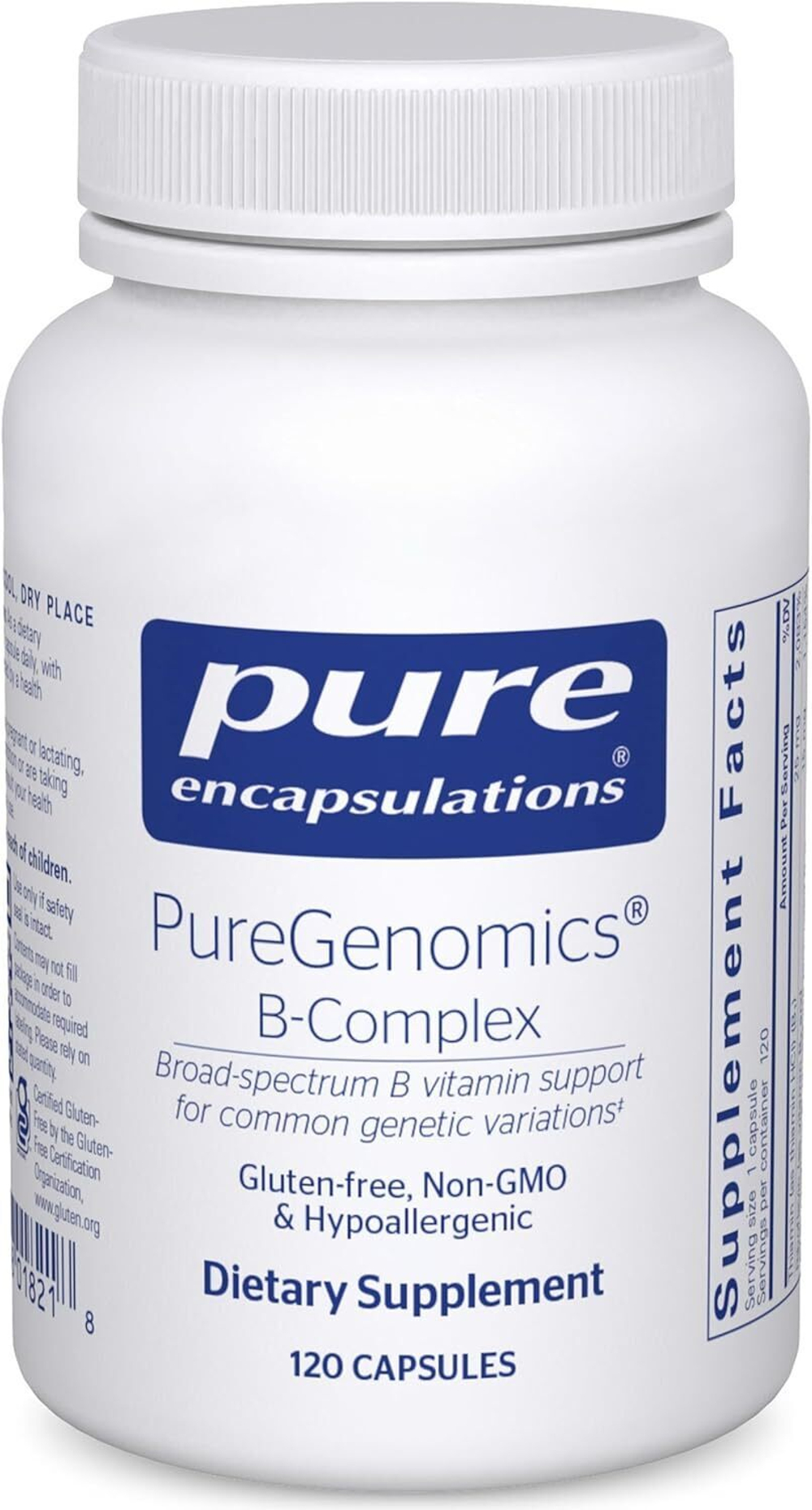 Pure Encapsulations - PureGenomics B-Complex 120 caps