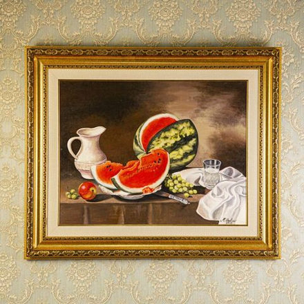 Картина " Натюрморт с арбузом"